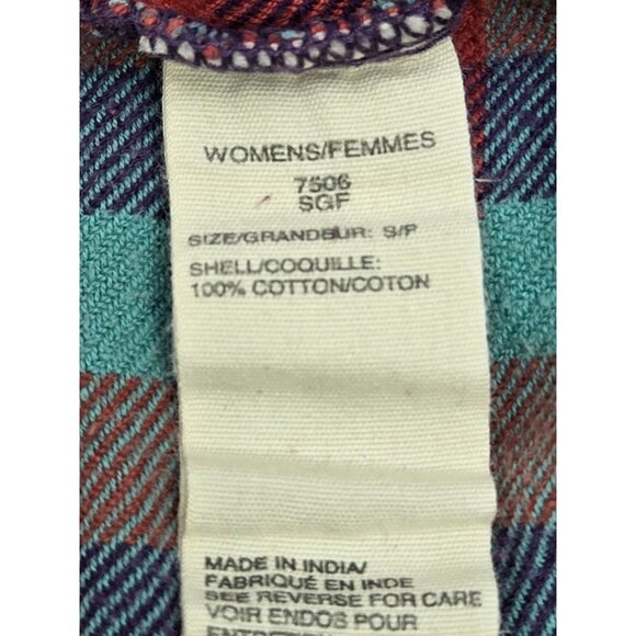 Woolrich Womens Plaid Flannel Pajama Pants With Drawstring Waist & Back Pocket S - Picture 6 of 6